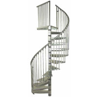 Spindeltreppe Rondo Zink Ø 160 cm