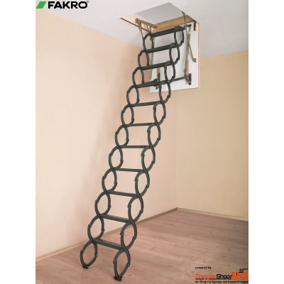 Scherentreppe LST 80x50 cm, R bis 280 cm, U-Wert 1,1 W/(m²K)