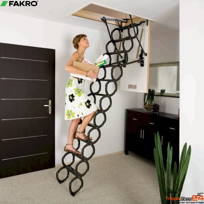 Scherentreppe LST 80x50 cm, R bis 280 cm, U-Wert 1,1 W/(m²K)