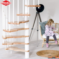 Sparspindeltreppe Metallica Ø 130 cm