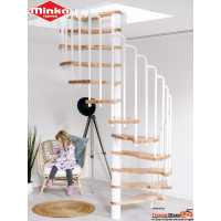 Sparspindeltreppe Metallica Ø 130 cm