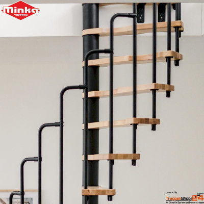Sparspindeltreppe Suono Ø 140 cm
