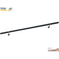 H24 Handlauf 150 cm Aluminium anthrazit