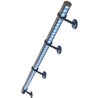 Wandhandlauf mit LED LR2 LightRail Alu-Handlauf 300 cm