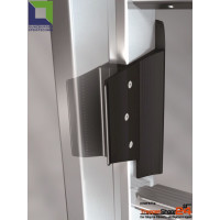 Aluminium-Stehleiter mit Stufen beidseitig begehbar