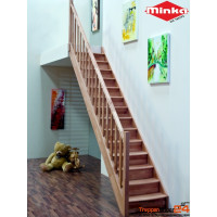 Raumspartreppe Home gerade Fichte