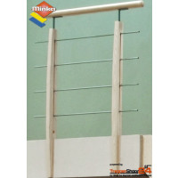 Raumspartreppe Home gerade Fichte