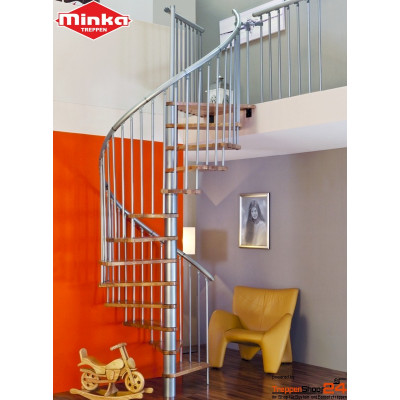 Spindeltreppe Spiral Effect Ø 140 cm, 13...