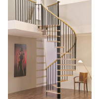 Spindeltreppe Spiral Wood Ø 160 cm Buche