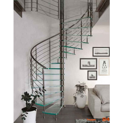Spindeltreppe Orchidea Inox Ø 110 cm, 12...