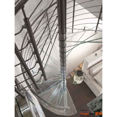 Spindeltreppe Orchidea Inox Ø 130 cm