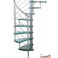 Spindeltreppe Orchidea Curve Ø 110 cm