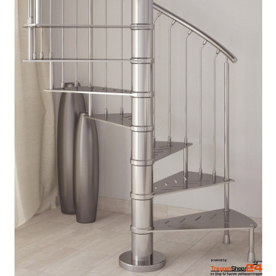Spindeltreppe Violetta Inox Ø 120 cm