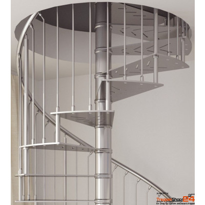 Spindeltreppe Violetta Inox Ø 120 cm
