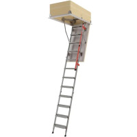 Bodentreppe LML Lux 130x70 cm, R bis 280 cm, U-Wert 1,1 W/(m²K)
