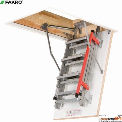 Bodentreppe LML Lux 130x70 cm, R bis 305 cm, U-Wert 1,1 W/(m²K)