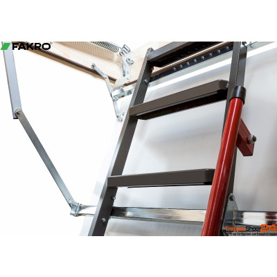 Bodentreppe LMP 144x70 cm R bis 366 cm, U-Wert 1,1 W/(m²K)