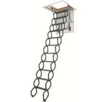 Scherentreppe LST 120x70 cm, R bis 280 cm, U-Wert 1,1 W/(m²K)