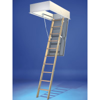 Wellhöfer Bodentreppe StahlBlau WS4D 130 x 60 cm