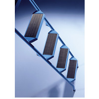 Wellhöfer Bodentreppe StahlBlau WS4D 130 x 60 cm