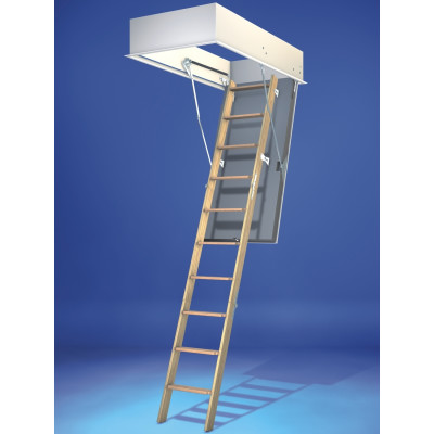 Wellhöfer Bodentreppe StahlBlau WS4D 110 x 70 cm