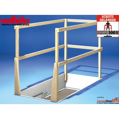 Wellhöfer Bodentreppe GutHolz WärmeSchutz 3D 130 x 60 cm