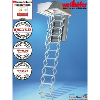 Wellhöfer Scherentreppe Liliput WSPH 90x70 cm