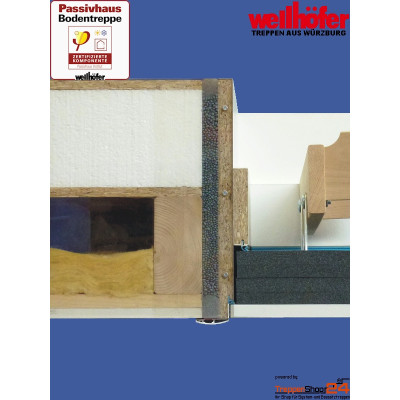Wellhöfer Scherentreppe Liliput WSPH 90x70 cm