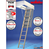 Bodentreppe GutHolz FS30 WS3D 140 x 70 cm
