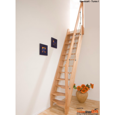 Raumspartreppe Spessart 15 Steigungen Fichte/Buche/Birke