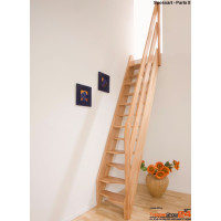 Raumspartreppe Spessart 15 Steigungen Fichte/Buche/Birke