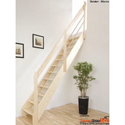 Raumspartreppe Deister 14 Steigungen Fichte/Buche/Birke