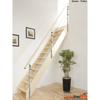 Raumspartreppe Deister 14 Steigungen Fichte/Buche/Birke
