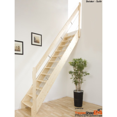 Raumspartreppe Deister 14 Steigungen Fichte/Buche/Birke