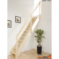 Raumspartreppe Deister 14 Steigungen Fichte/Buche/Birke