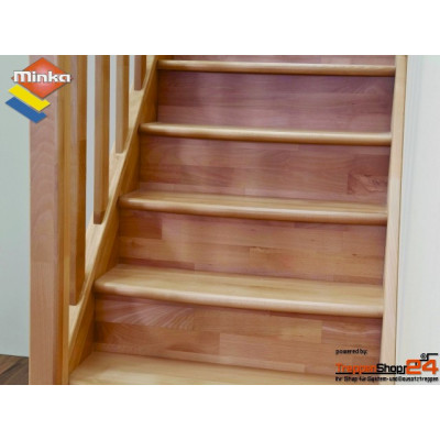 Raumspartreppe Home gerade Buche