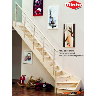 Raumspartreppe Home mit 15 Steigungen (14 Stufen) aus...