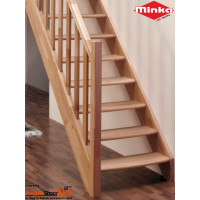 Raumspartreppe Classic gerade Buche