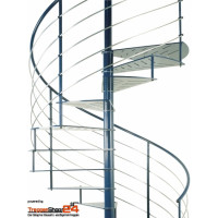 Spindeltreppe Ciclamino G Ø 120 cm
