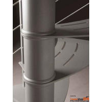 Spindeltreppe Ciclamino G Curve Ø 120 cm