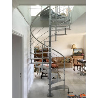 Spindeltreppe Ciclamino G Curve Ø 120 cm