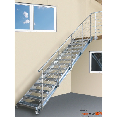 Stahlwangentreppe VariStep 8 Stufen