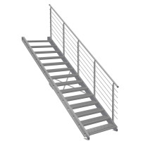 Stahlwangentreppe VariStep 14 Stufen