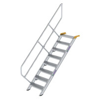 Treppe 45° 8 Stufen, Höhe 165 bis 185,5 cm