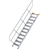 Treppe 45° 11 Stufen, Höhe 228 bis 248,5 cm