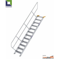 Treppe 45° 12 Stufen, Höhe 249 bis 269,5 cm