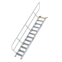 Treppe 45° 12 Stufen, Höhe 249 bis 269,5 cm