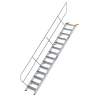 Treppe 45° 14 Stufen, Höhe 291 bis 311,5 cm