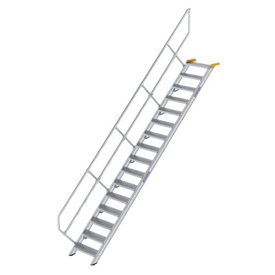 Treppe 45° 16 Stufen, Höhe 333 bis 353,5 cm