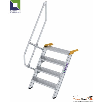 Aluminium Treppe 60° mit 5 Stufen für Höhe...